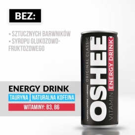 OSHEE ENERGY DRINK CLASSIC 250ml (24)