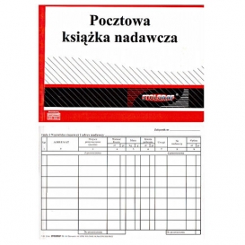 DRUK KSIĄŻKA NADAWCZA A5 P34 STOLGRAF