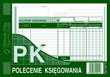 DRUK POLECENIE KSIĘGOWANIA OFFSET A5 439-3 M&P