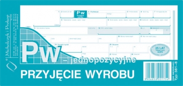 DRUK PW PRZYJĘCIE WYROBU 381-8 M&P