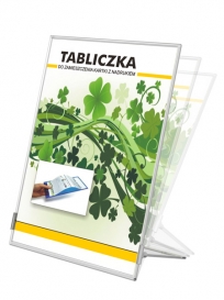 TABLICZKA INFORMACYJNA A4 STOJĄCA PANTA PLAST