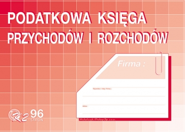 DRUK PODATKOWA KSIĘGA PRZYCHODÓW I ROZCHODÓW A4 K2-U M&P