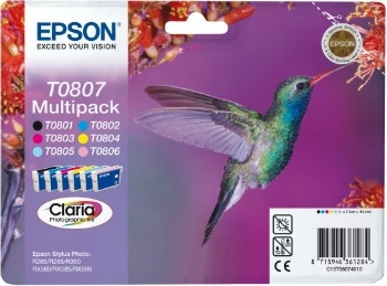 EPSON TUSZ T0807 KOMPLET 6PACK (C13T08074011)