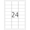 ETYKIETA SAMOPRZYLEPNA ZAOKRĄGLONE 66x33,9 (24) Q-CONNECT